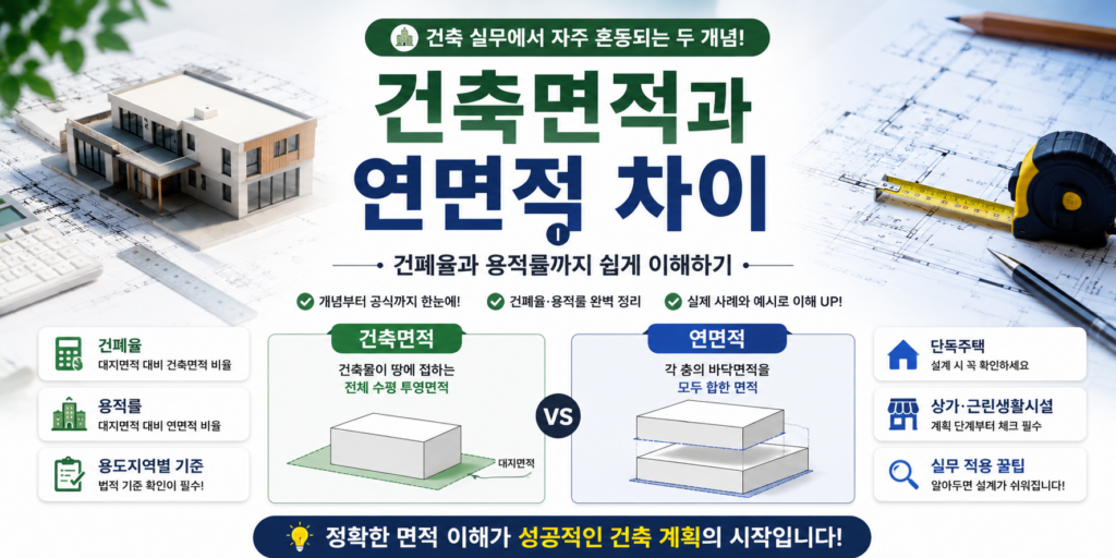건축면적과 연면적 차이