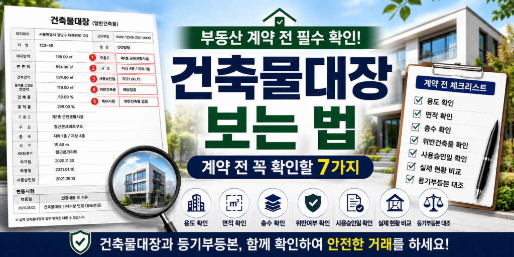 건축물대장 확인하는 방법