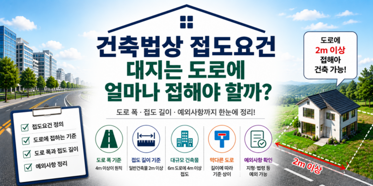 건축법상 접도요건 사진