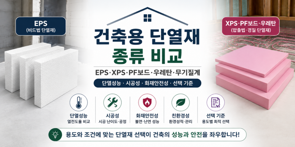 건축용 단열재 종류