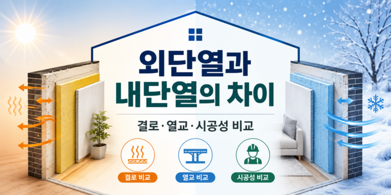 외단열과 내단열의 차이