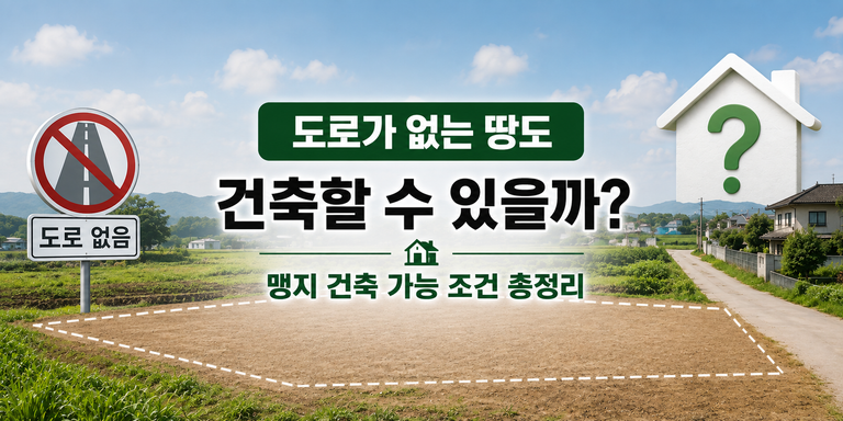 맹지 건축 가능 조건