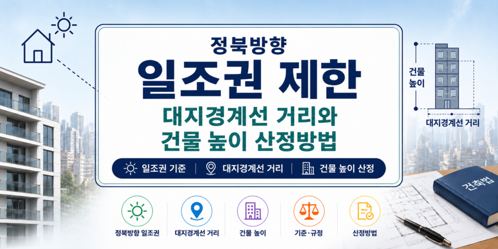 정북방향 일조권 제한