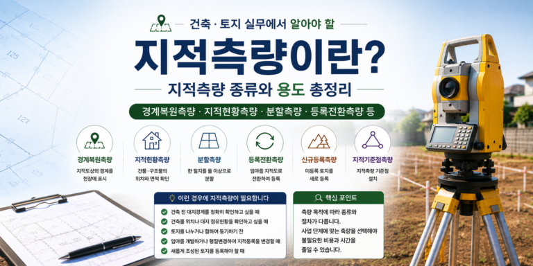 지적측량이란