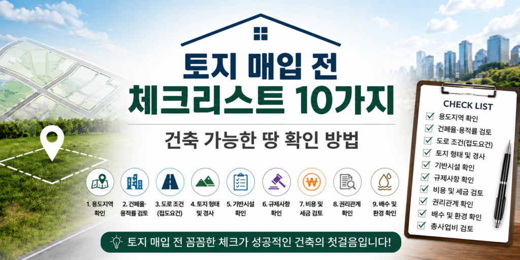 토지 매입 전 체크리스트 썸네일