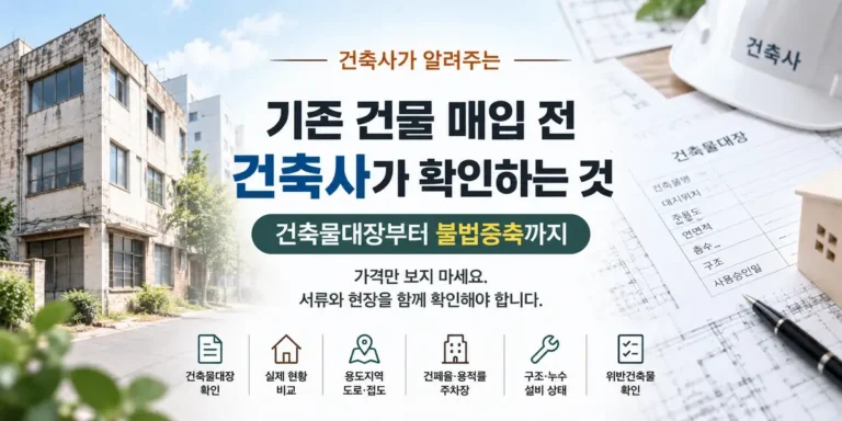 기존 건물 매입 전 체크리스트 썸네일