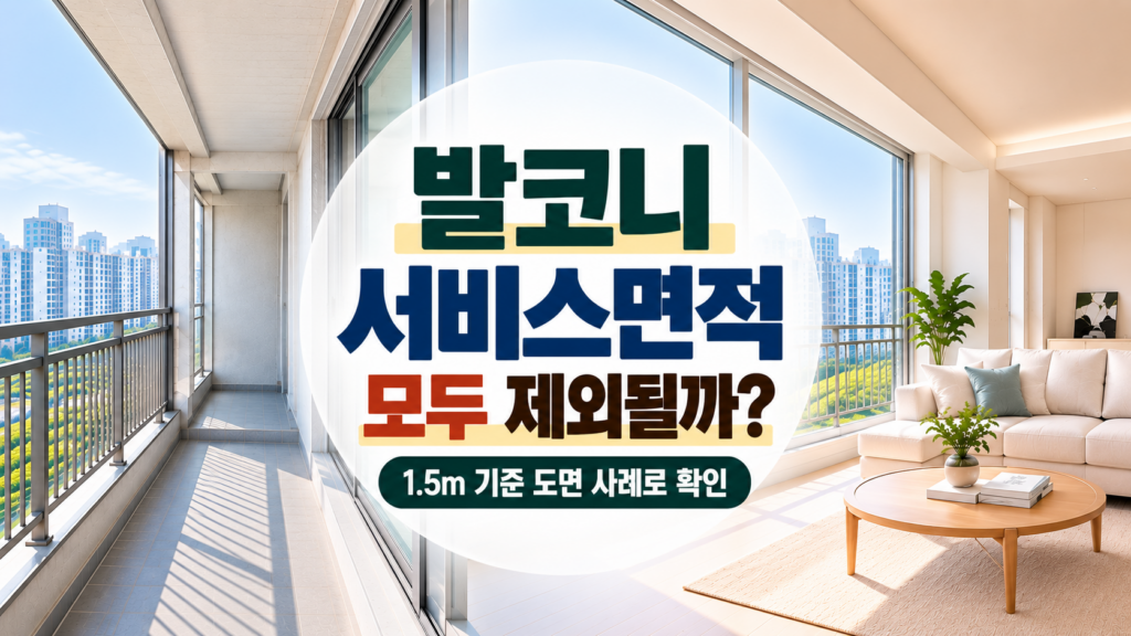 발코니 면적 산정 방법 썸네일