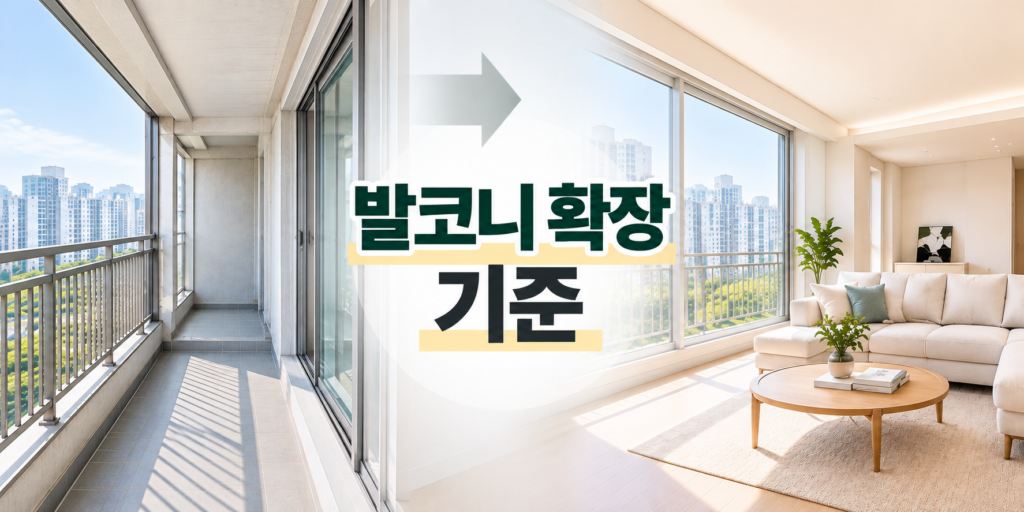 발코니 확장 기준